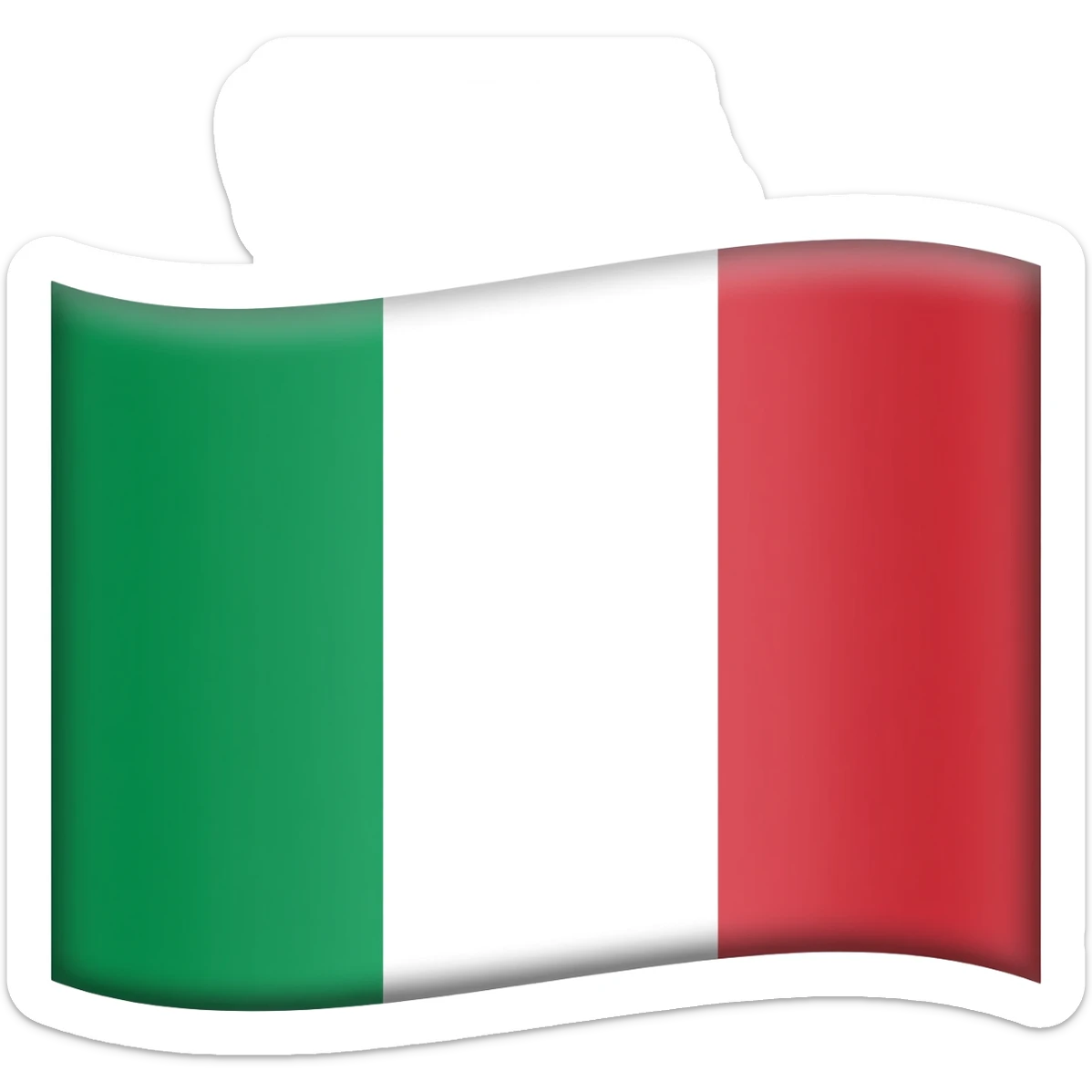 flag of  Italy sticker