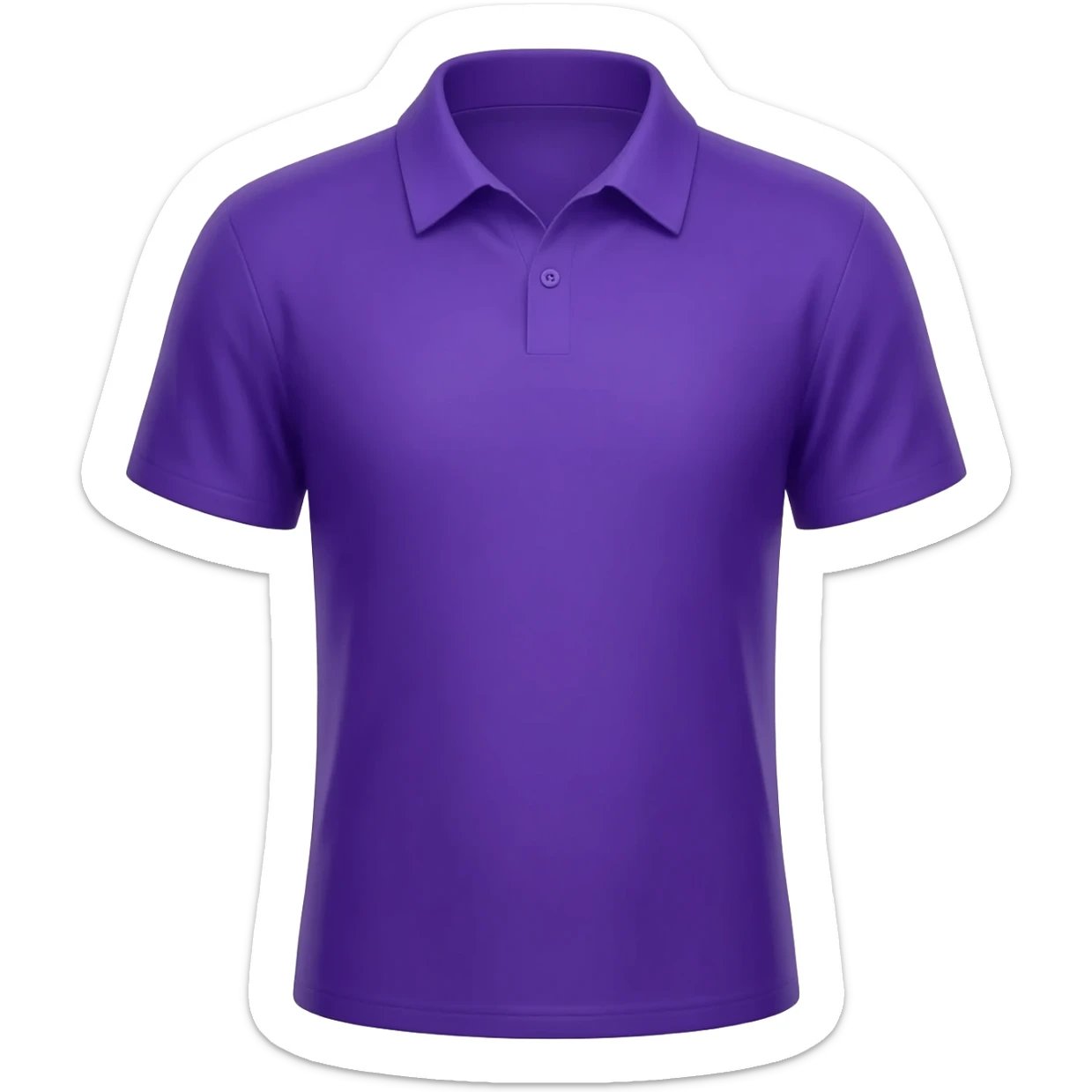 Purple Nikes Collar Shirt sticker
