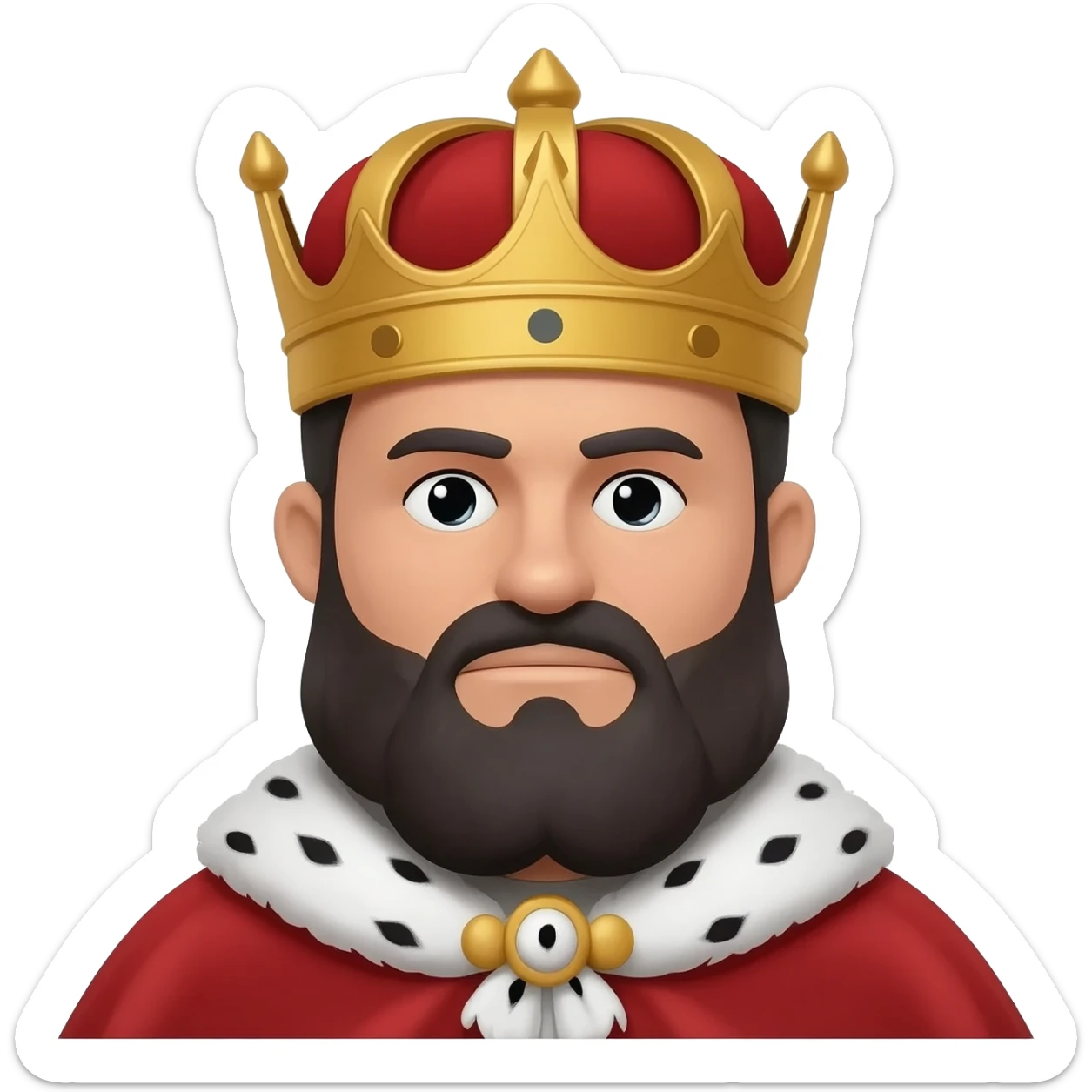 king magnifico sticker