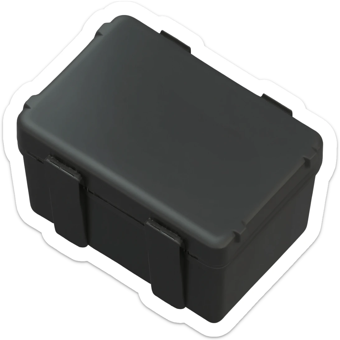 black ammo box view from 35 degres sticker