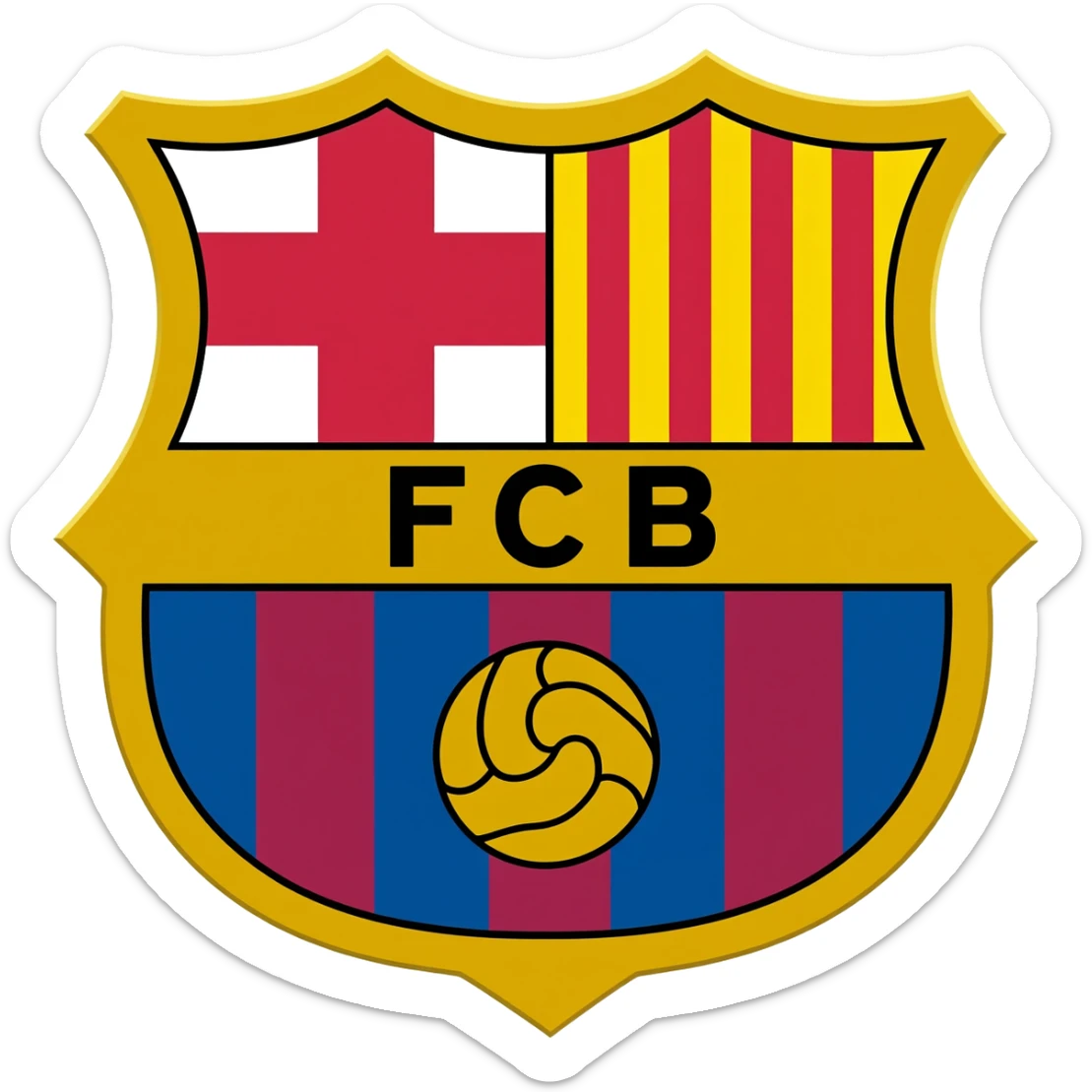 Emoji del Barcelona sticker