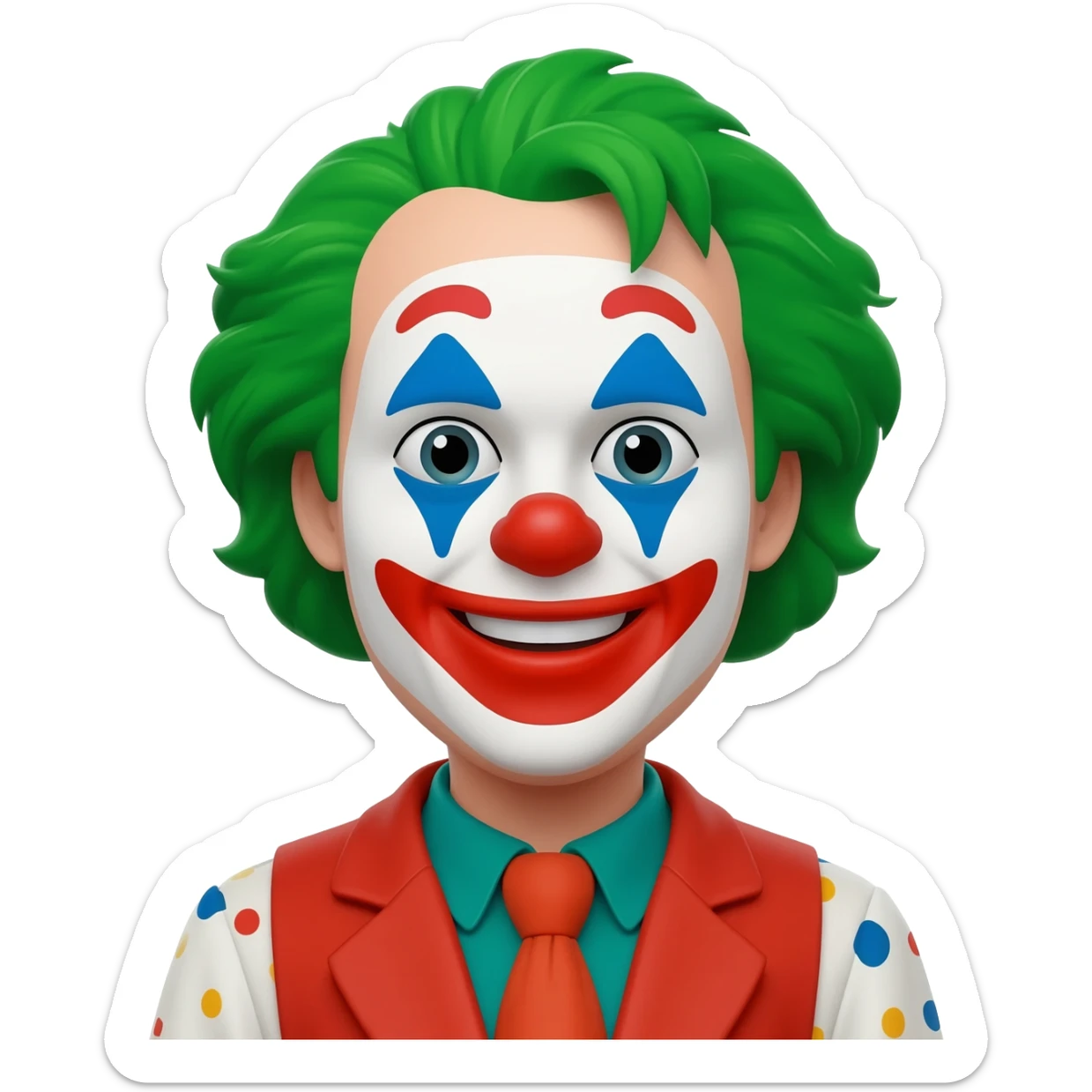 Clown emoji sticker