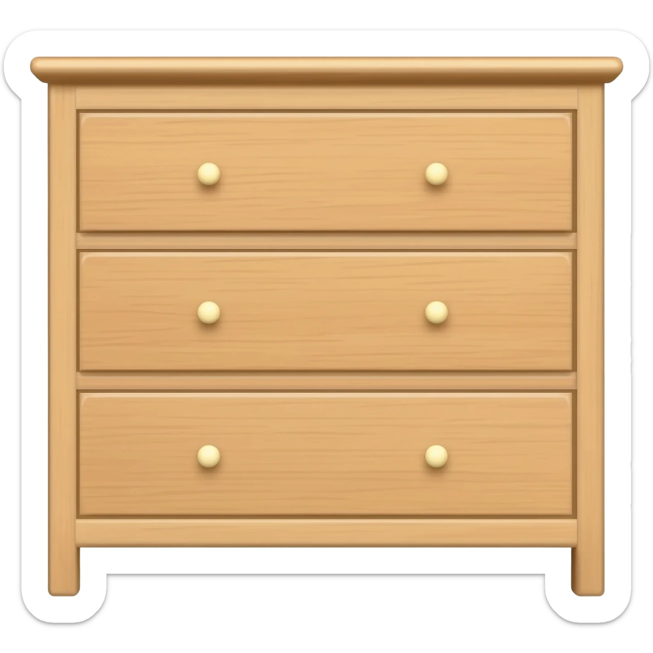 clothing dresser sticker
