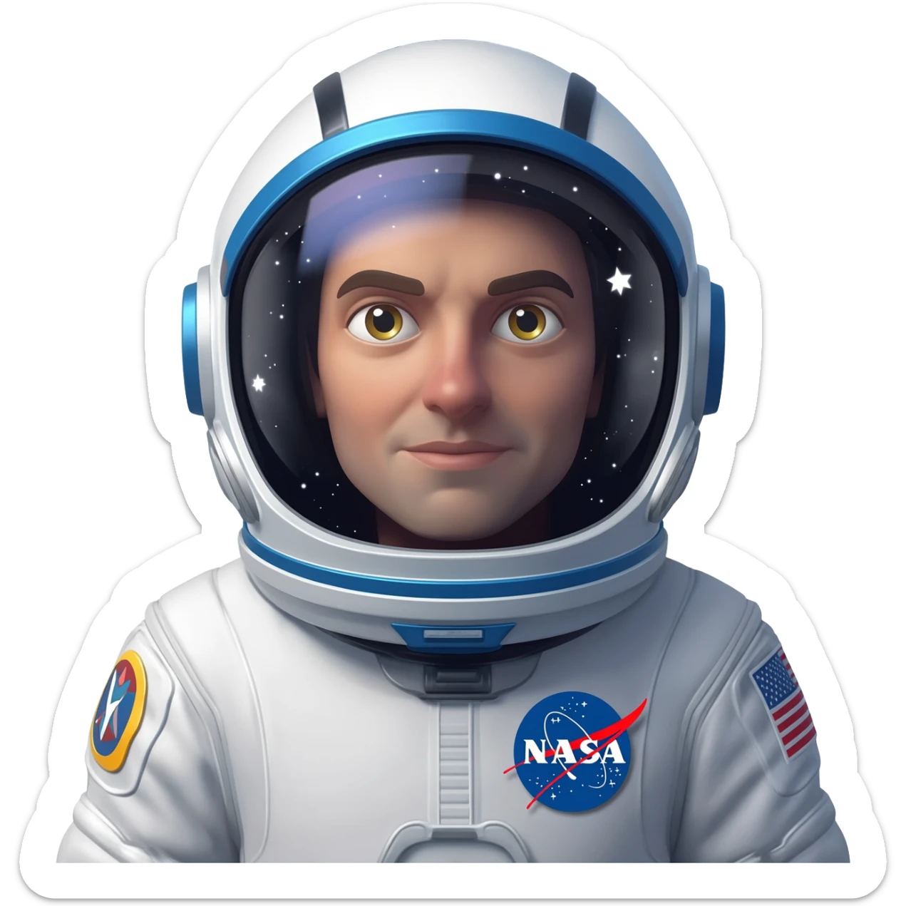 astronaut sticker