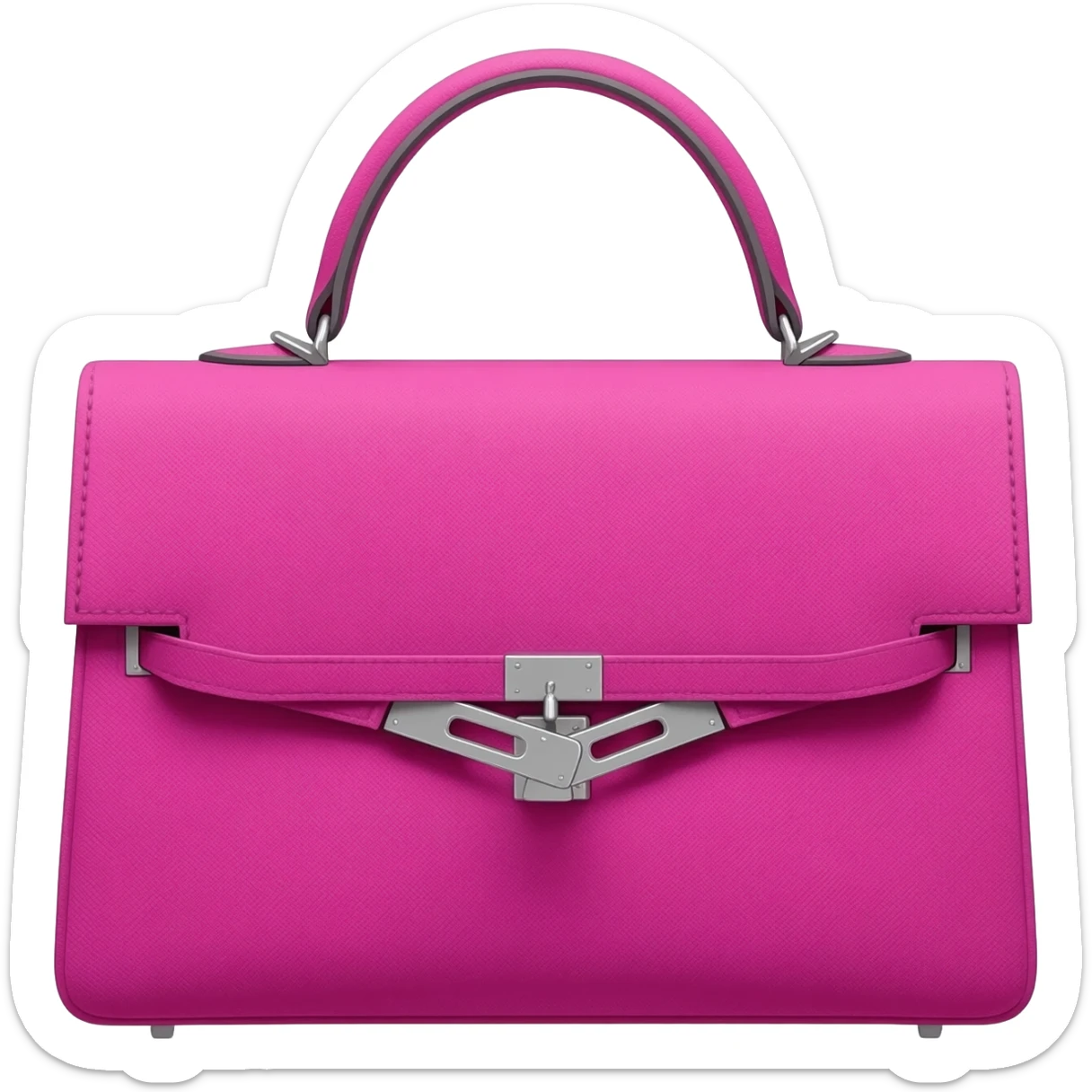 magenta matte kelly bag sticker