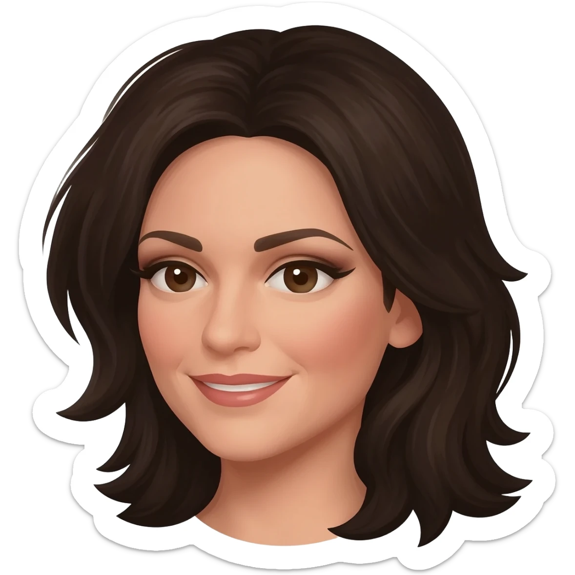 memoji HYPERREALISTIC laura pausini the italian singer sticker