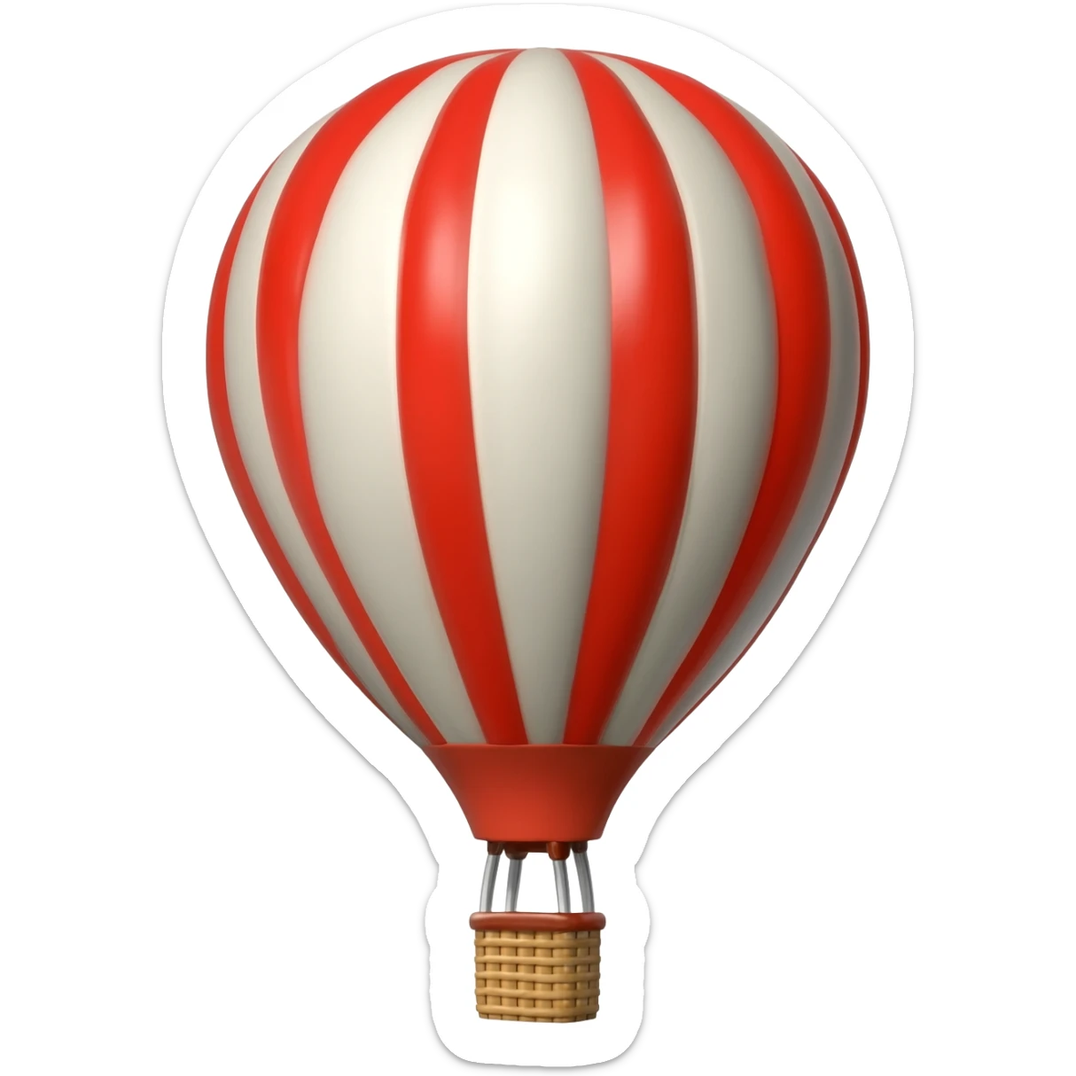 Hot air balloon sticker