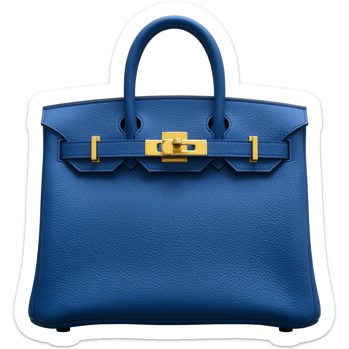 matte blue hermes birkin bag sticker