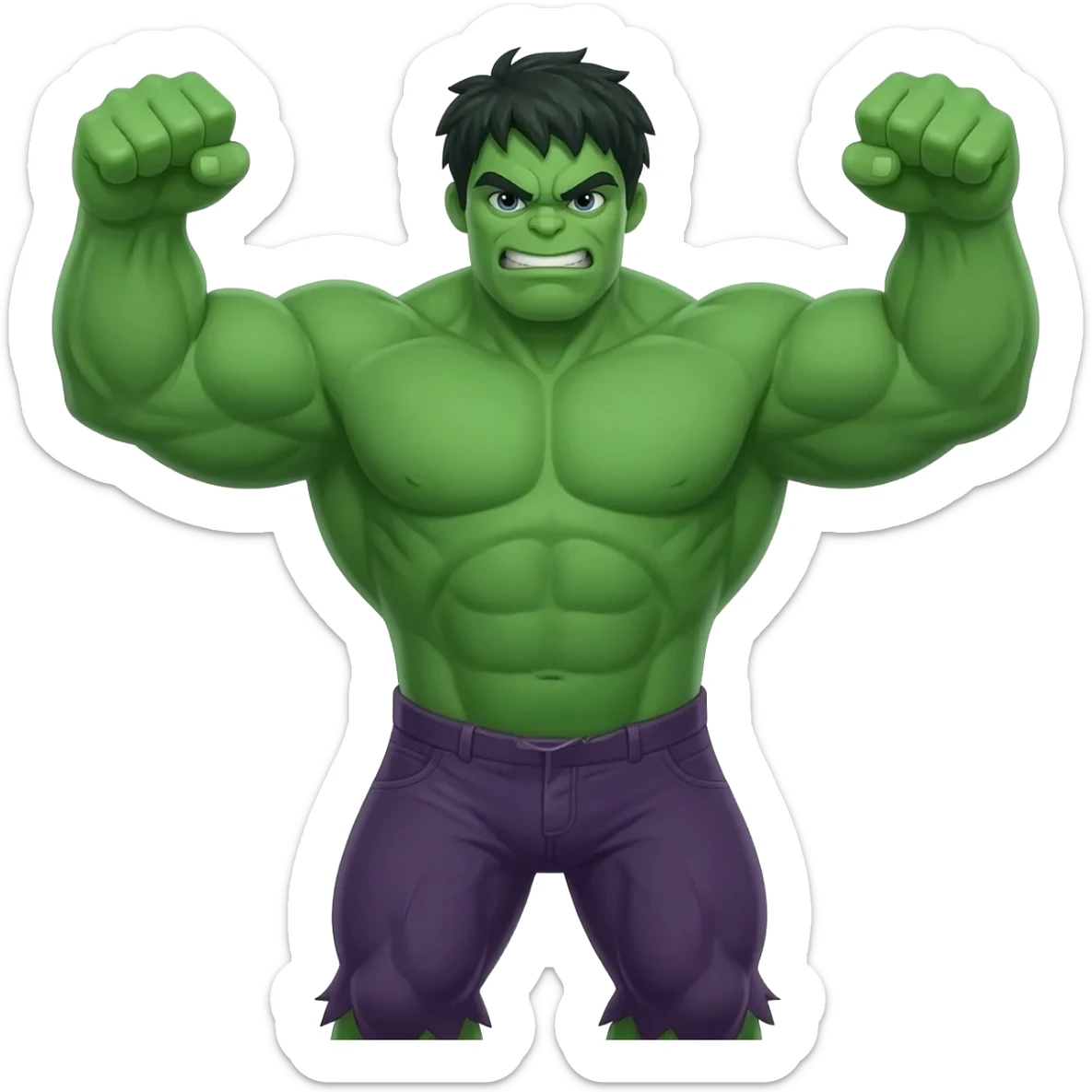Hulk dancing sticker