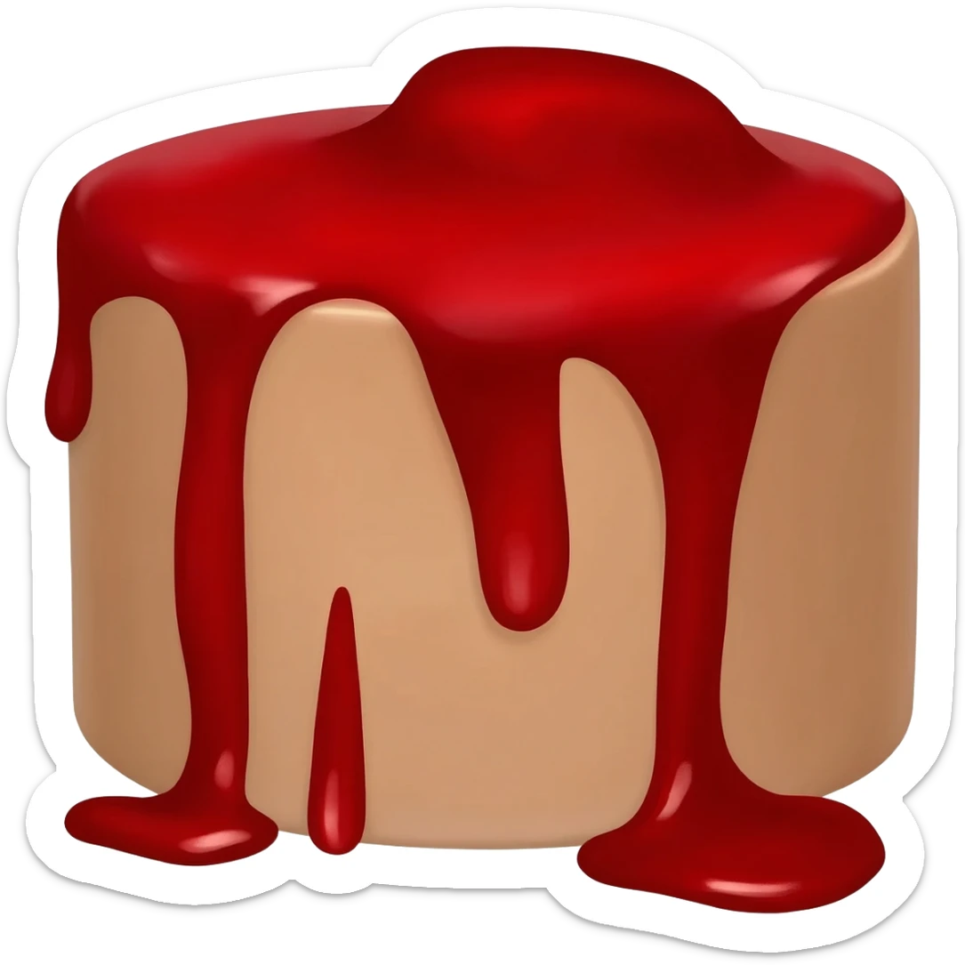  Blood cake sticker