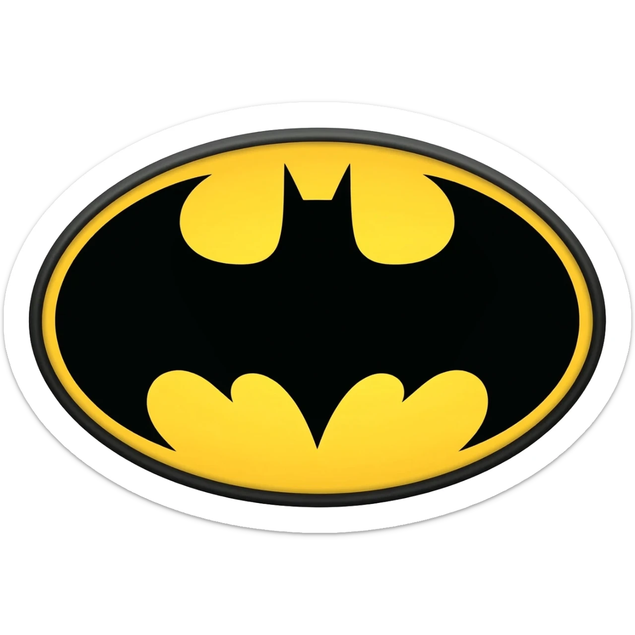 Batman logo sticker