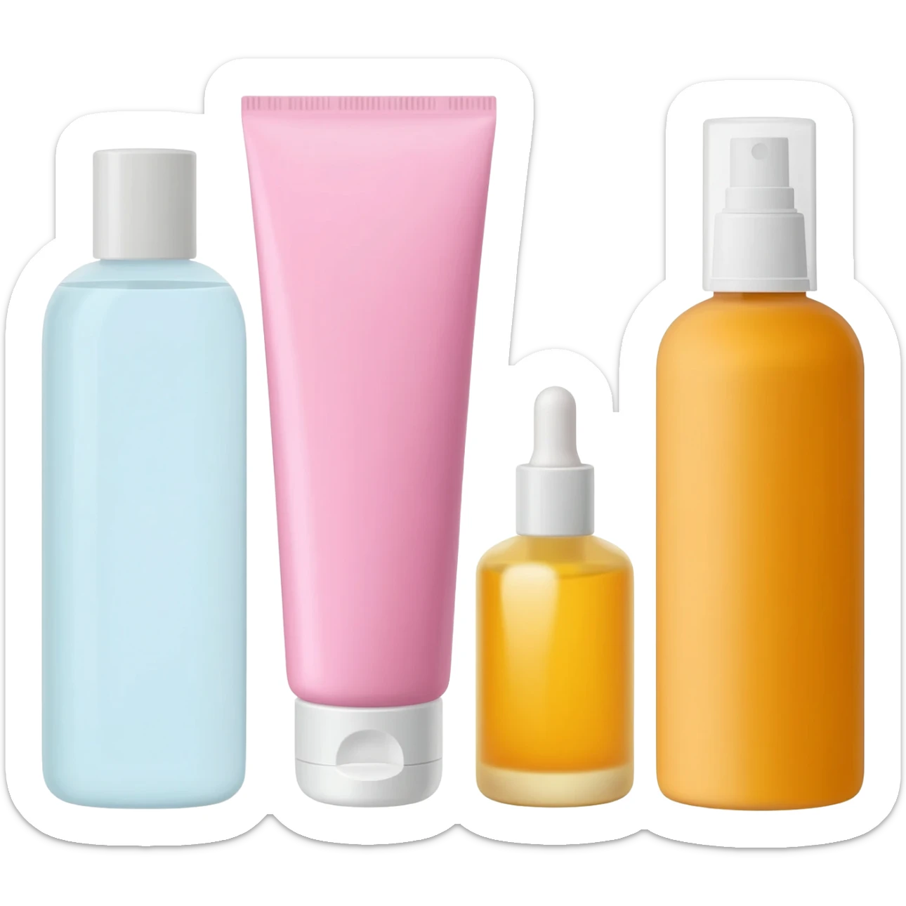 skincare products sticker