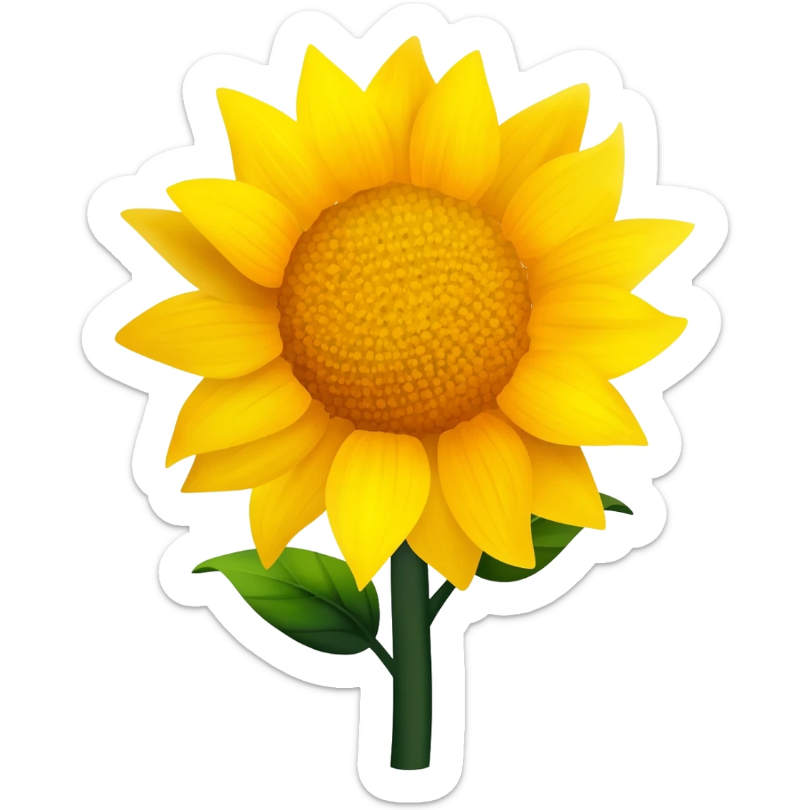 Make it purple sunflower sticker