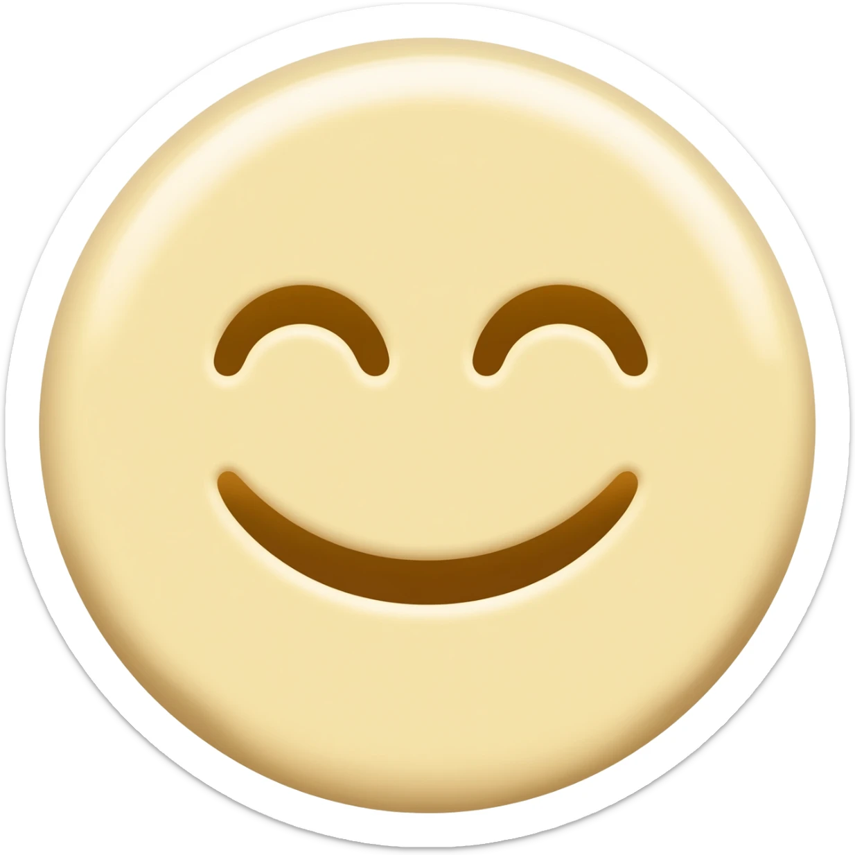 Creamsauce smling sticker