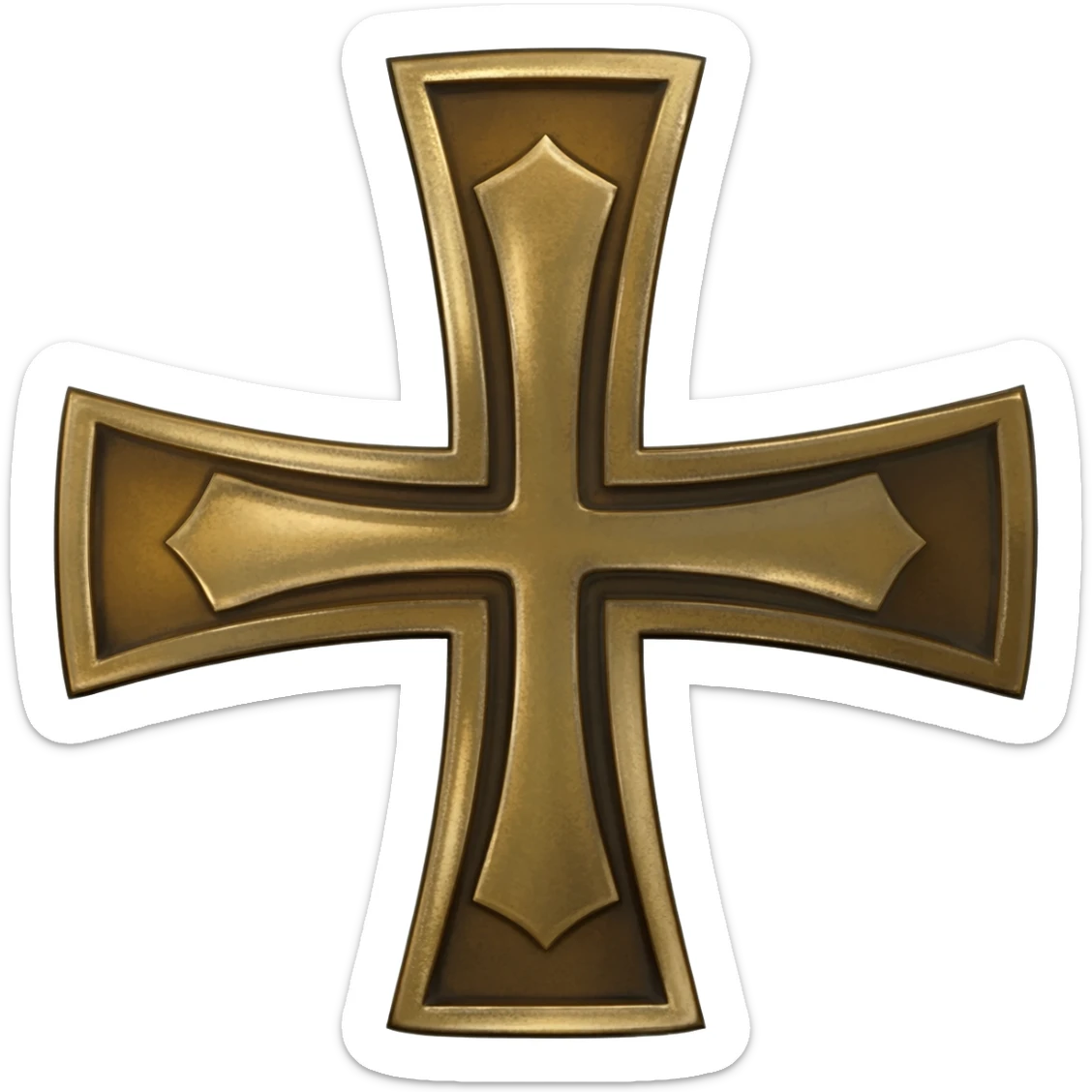 the knights templar cross sec xi sticker