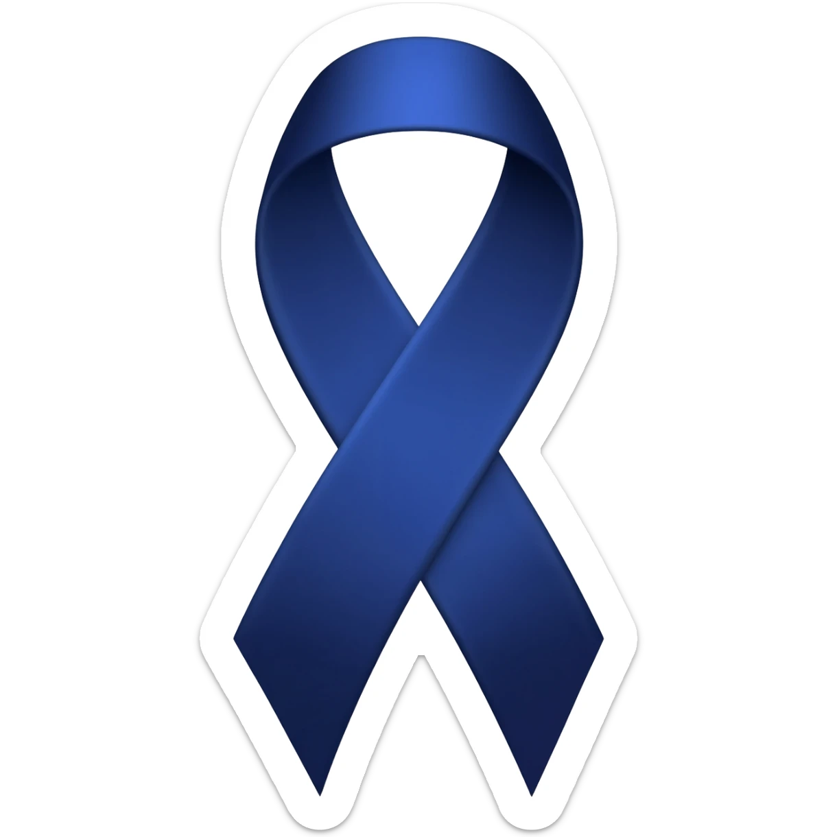 🎀same emoji in dark blue sticker