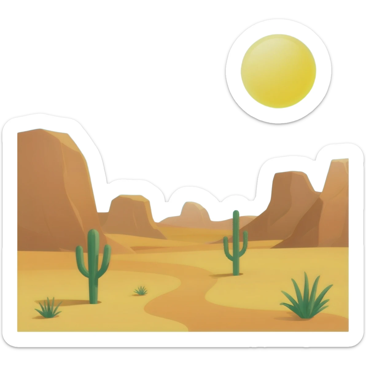 Desert sticker