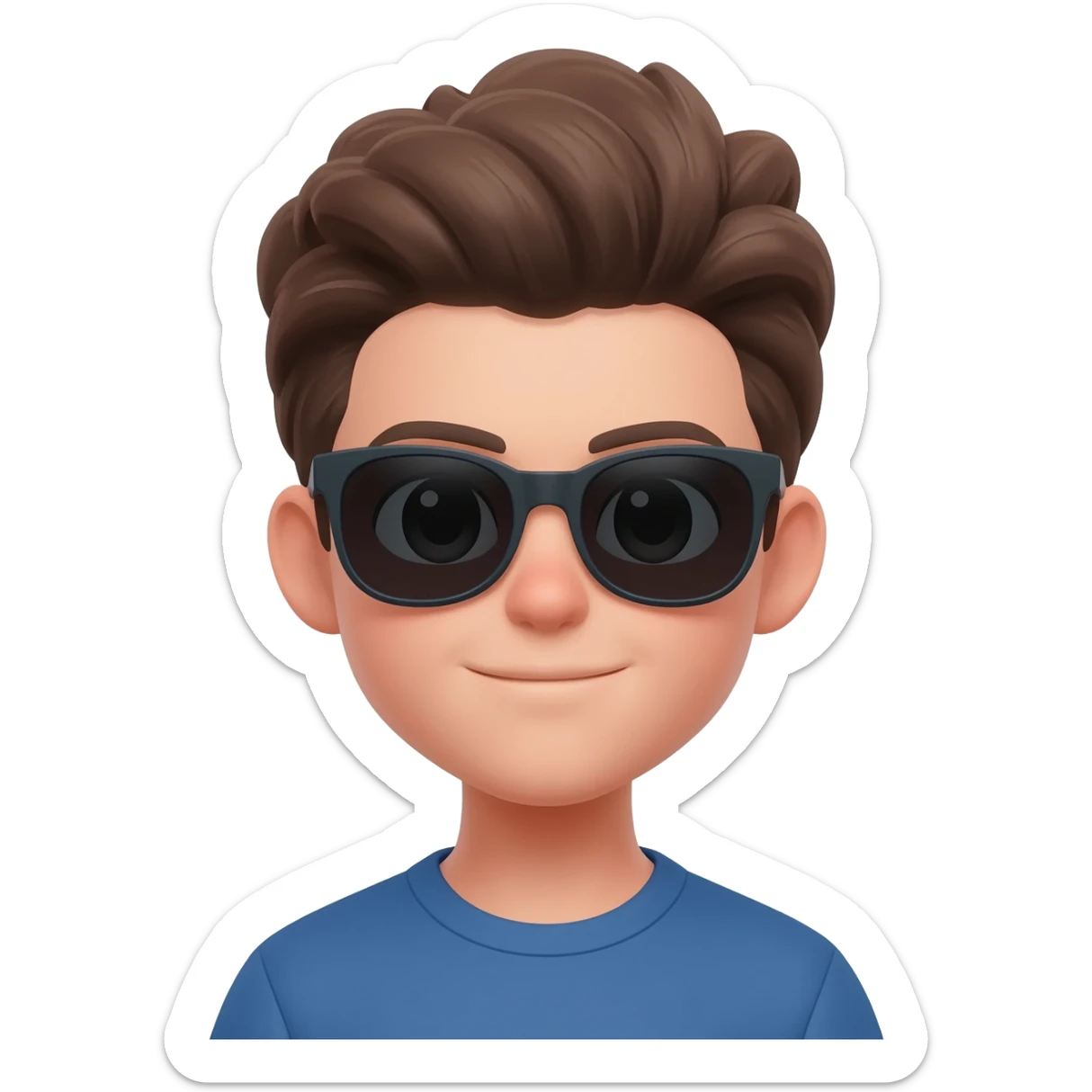 Niño con gafas de sol sticker