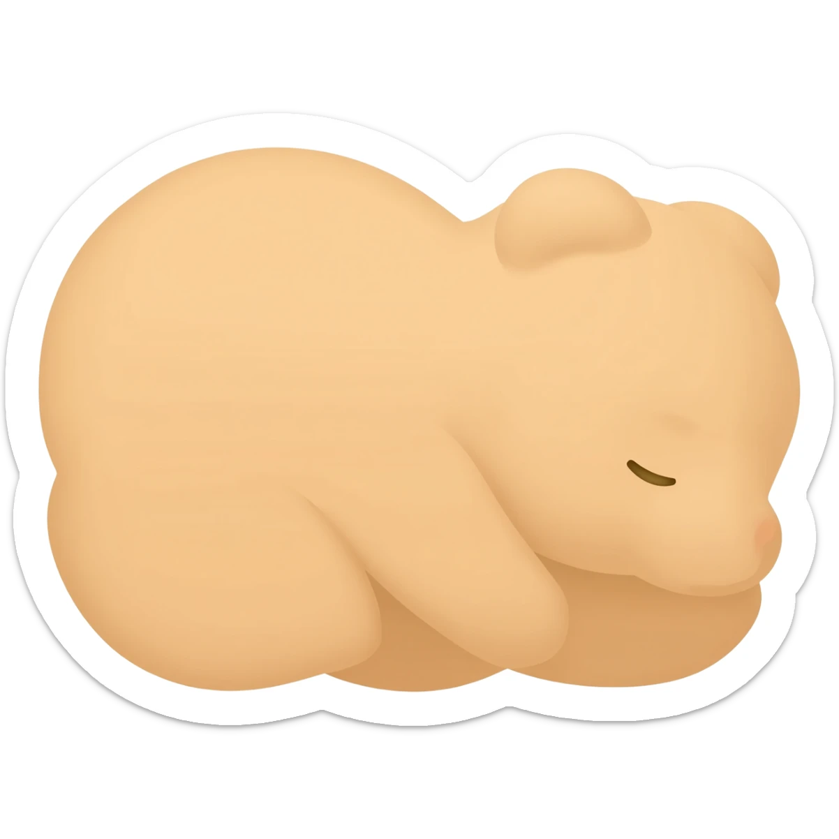 Sleeping sticker