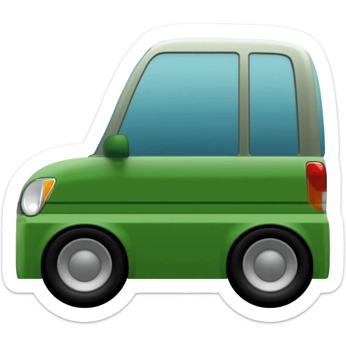 Green defemder 110 hardtop sticker