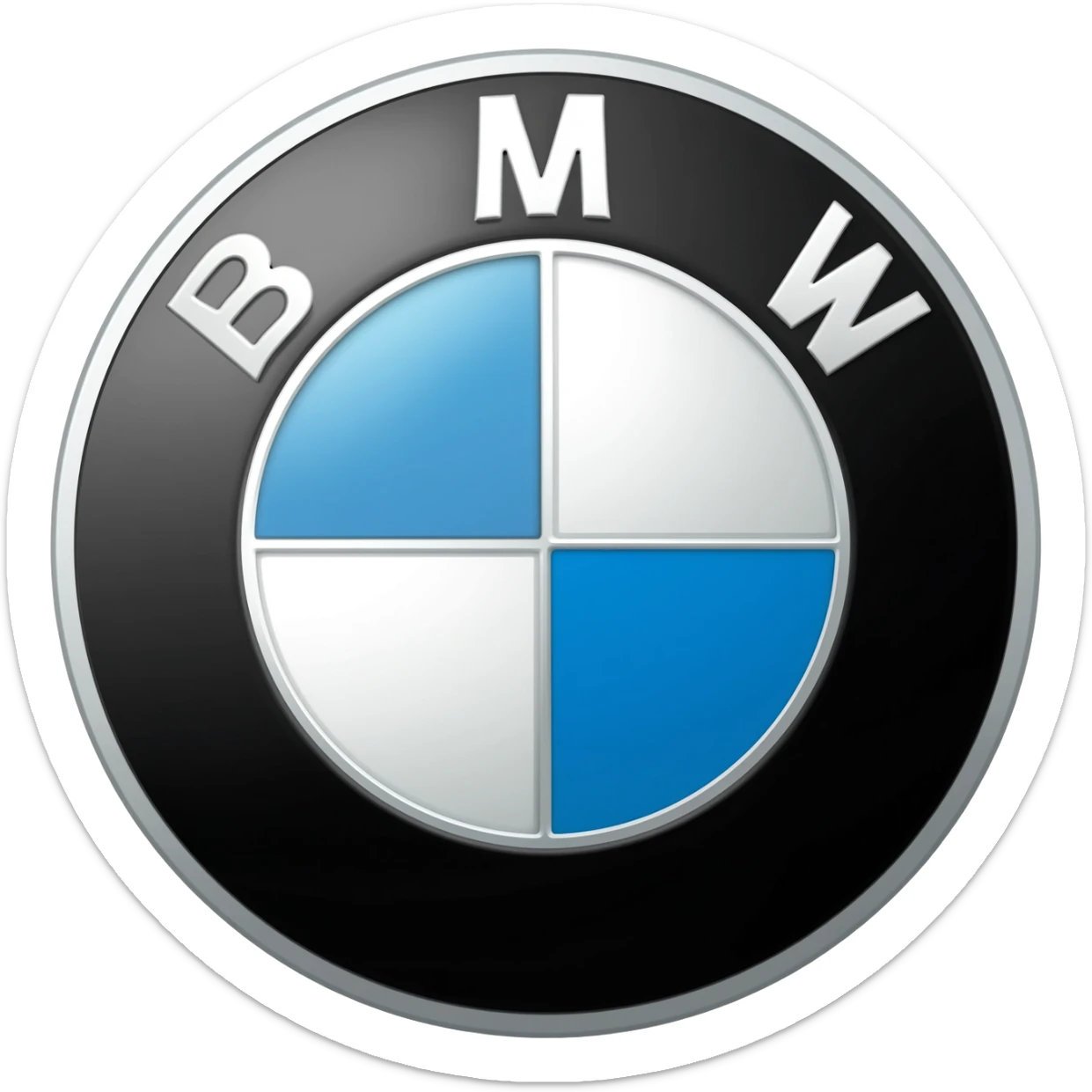bmw logo sticker