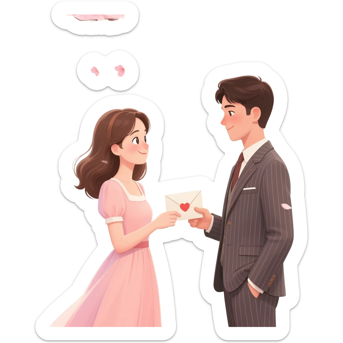 A cute super secret love story that society will never accept sticker