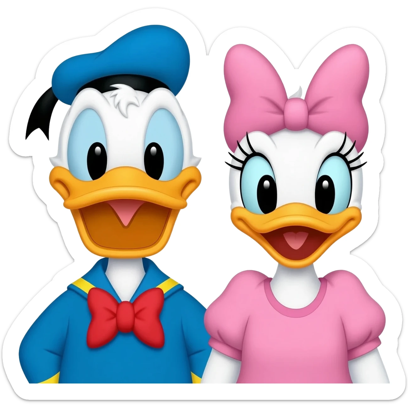 Donald Duck & Daisy Duck sticker