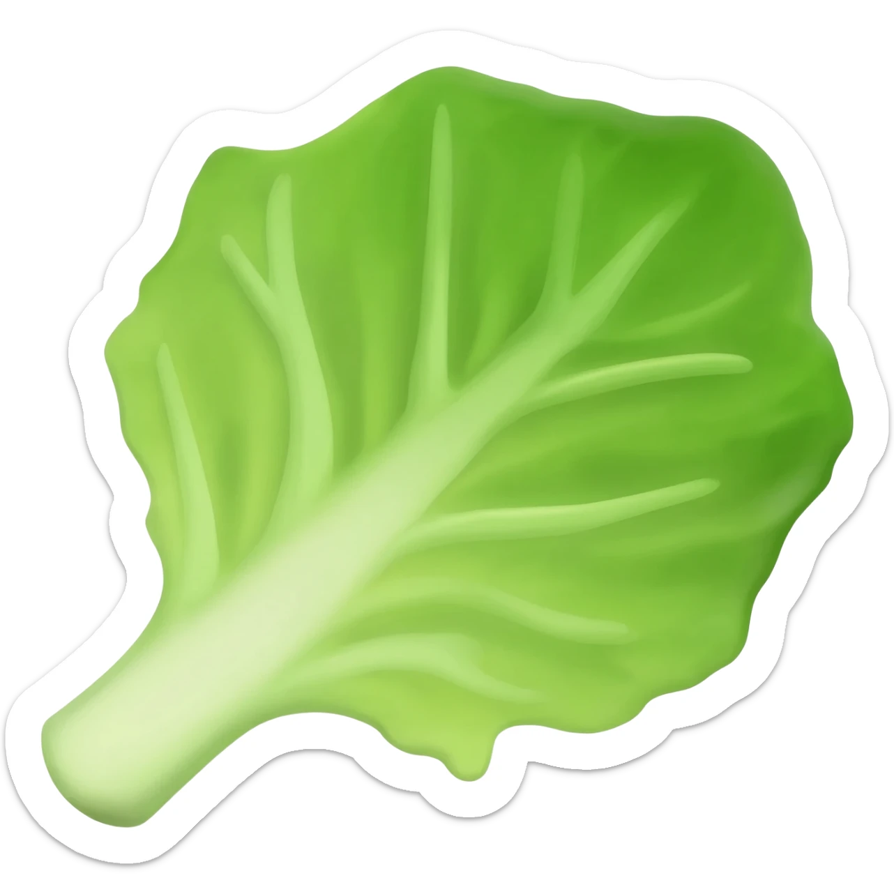 leaf lettuce sticker