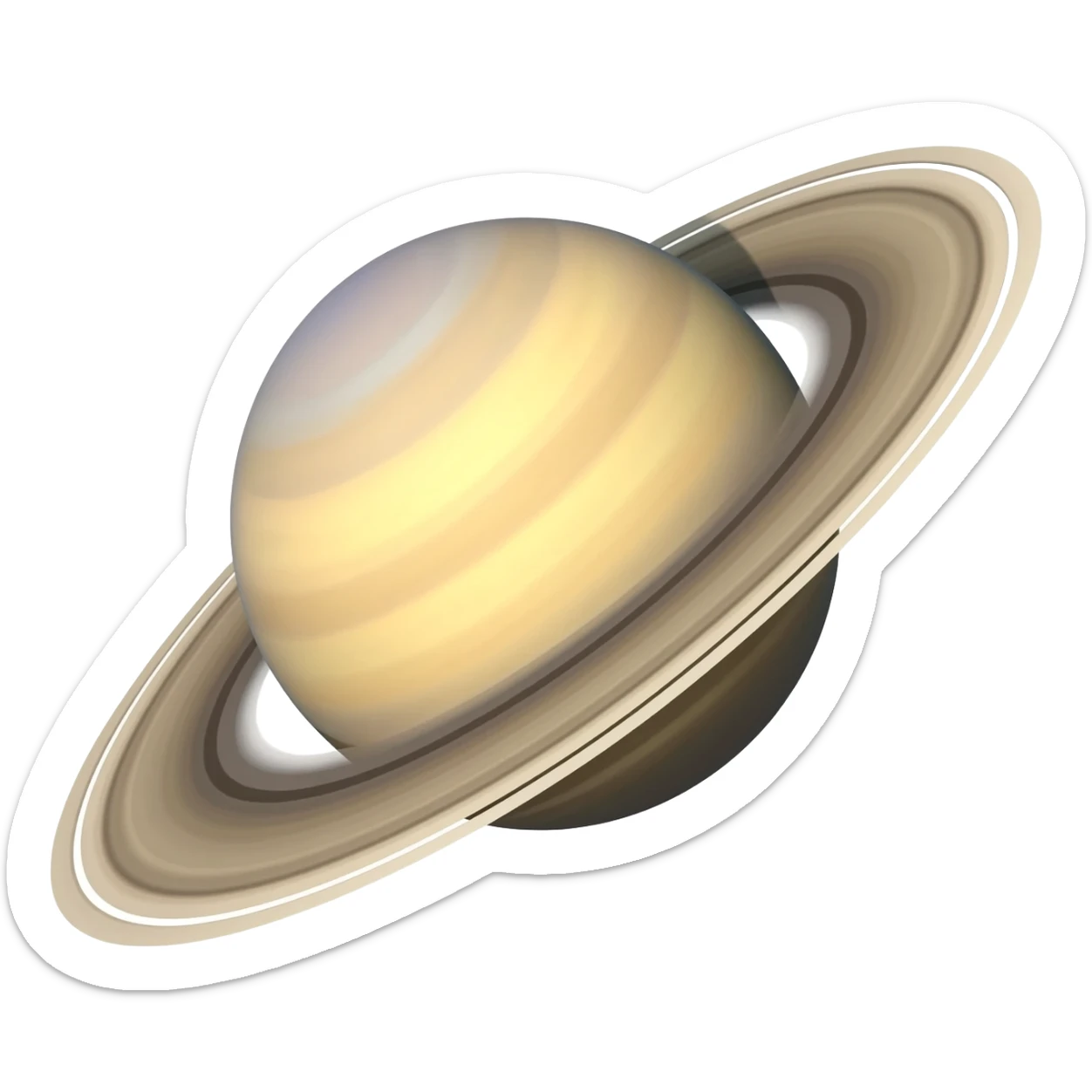 Saturn (the planet, not the surface, without the space)) sticker