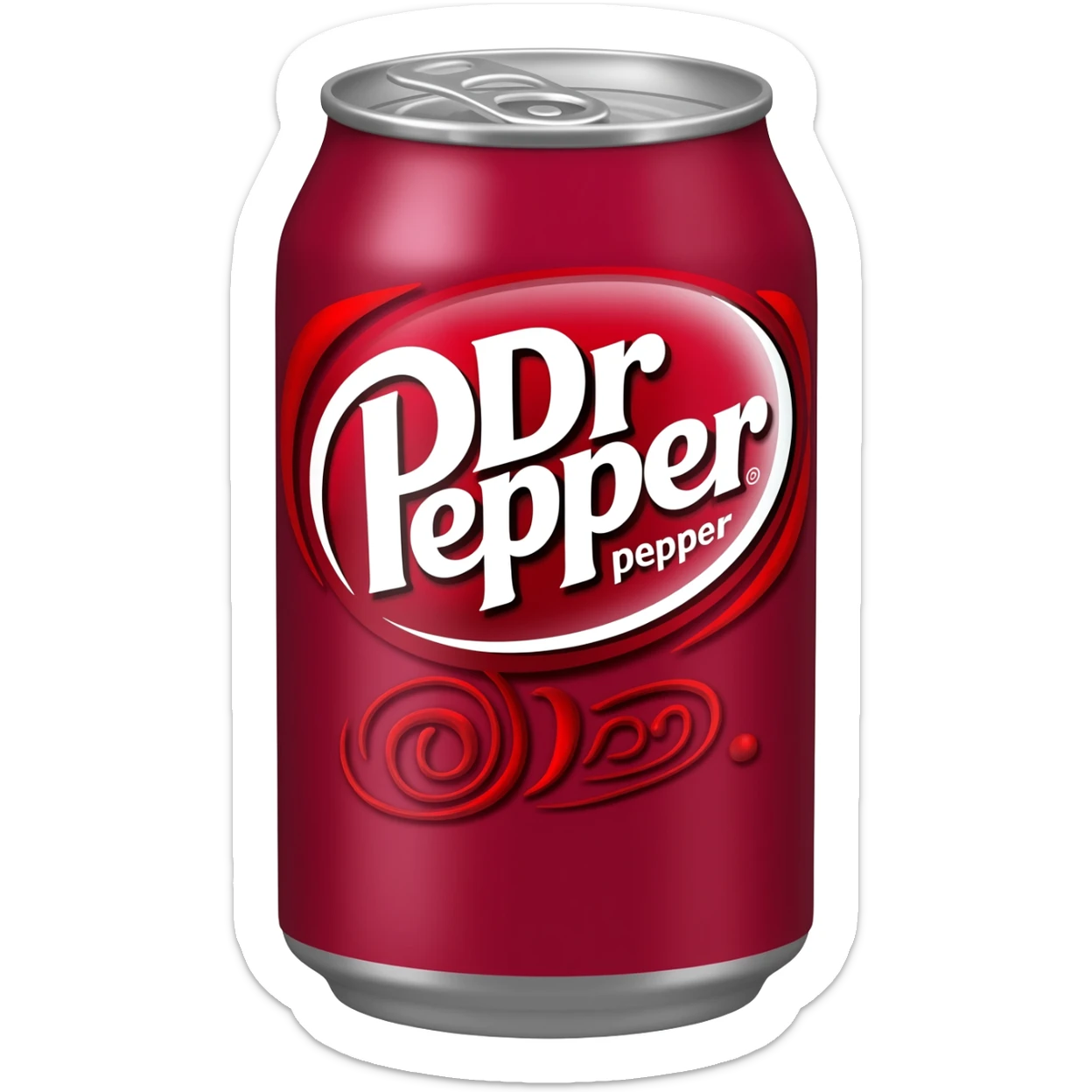 Dr Pepper can sticker