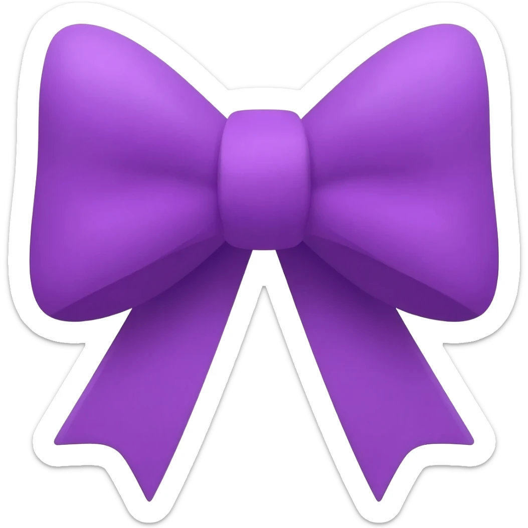 Lazo morado sticker