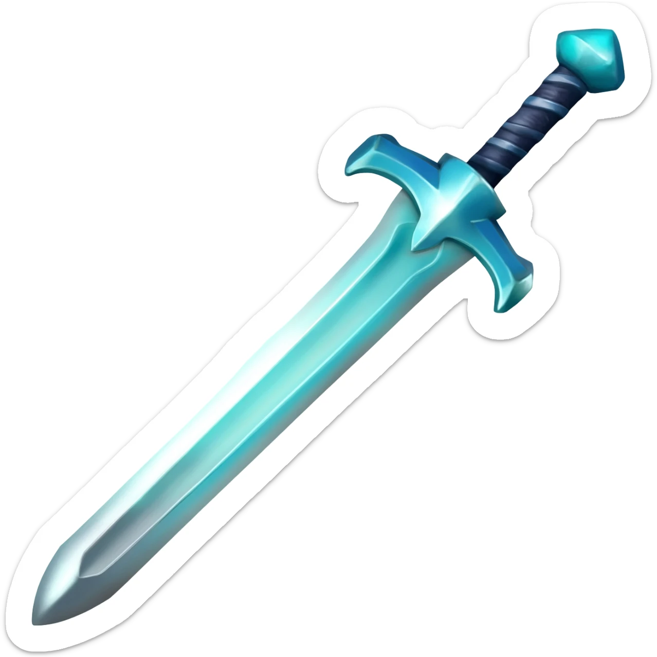 Une épée lumineuse sticker