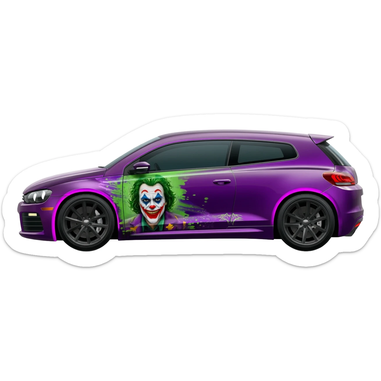 VW Scirocco joker sticker