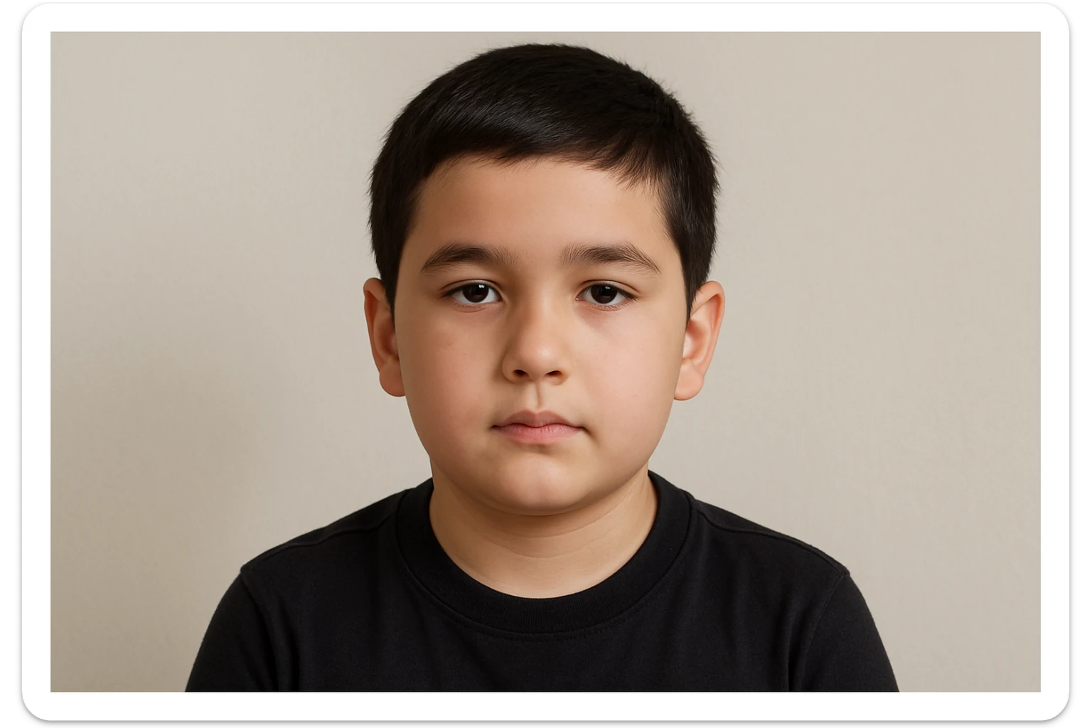 SHu odamning 10 11 yoshligini tasvirlab ber orqa fonda hech narsa bo'lmasin sticker