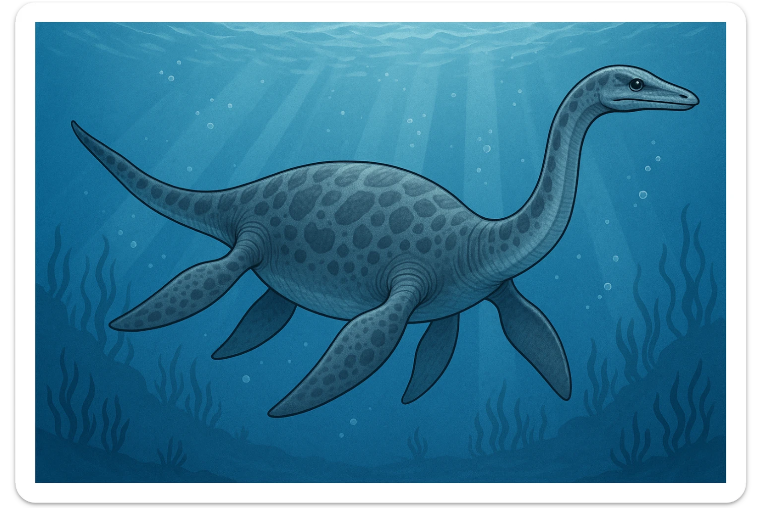 Plesiosaurus sticker