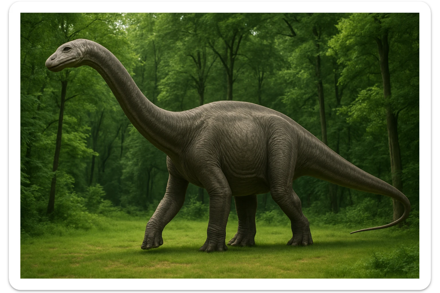 Brontosaurus sticker