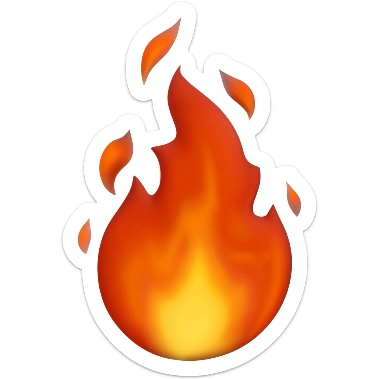 Black Flame sticker