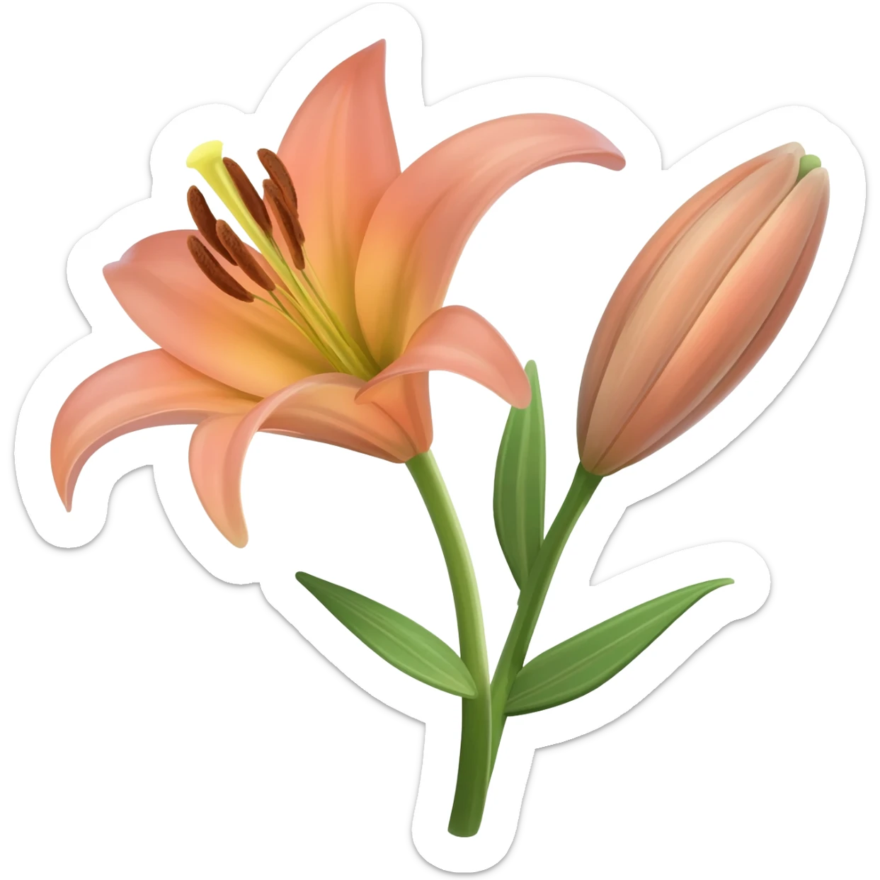 Lilies emoji sticker