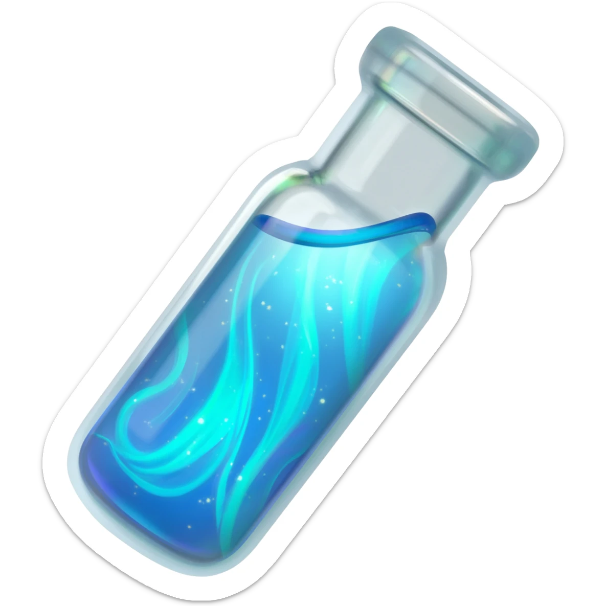 blue magic potion sticker