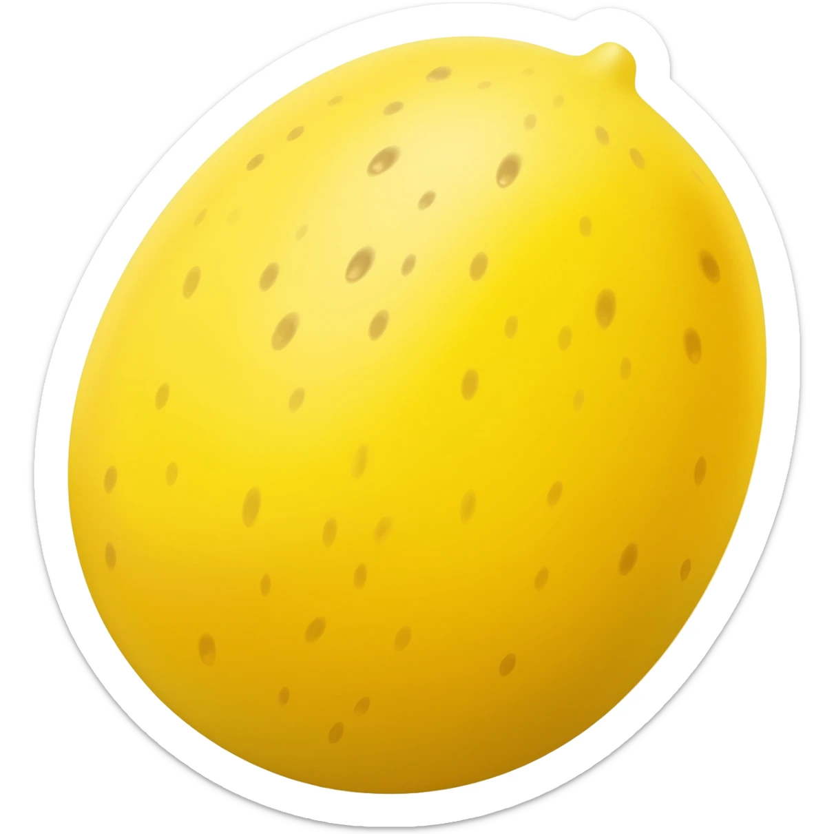 Passion fruit yellow sticker