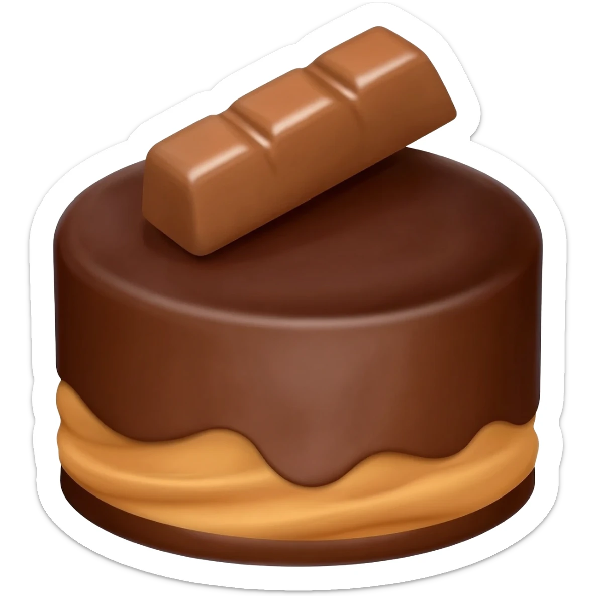 Kinder bueno cake sticker