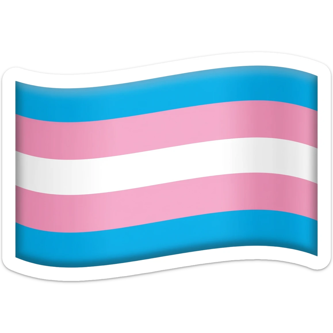Transgender Flag sticker