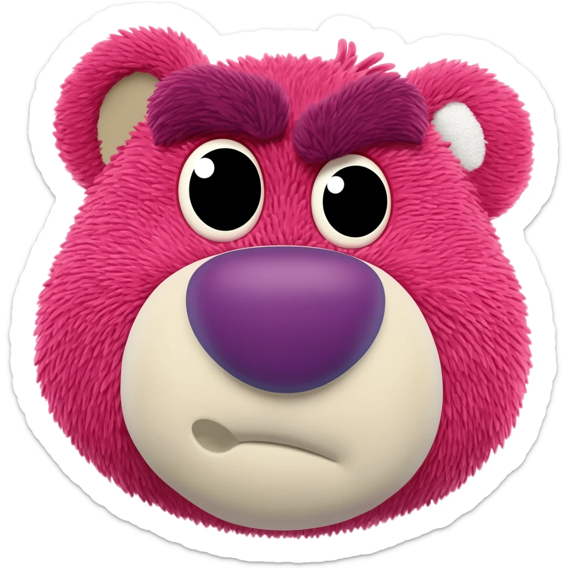 Lotso cartoon mal humorado sticker