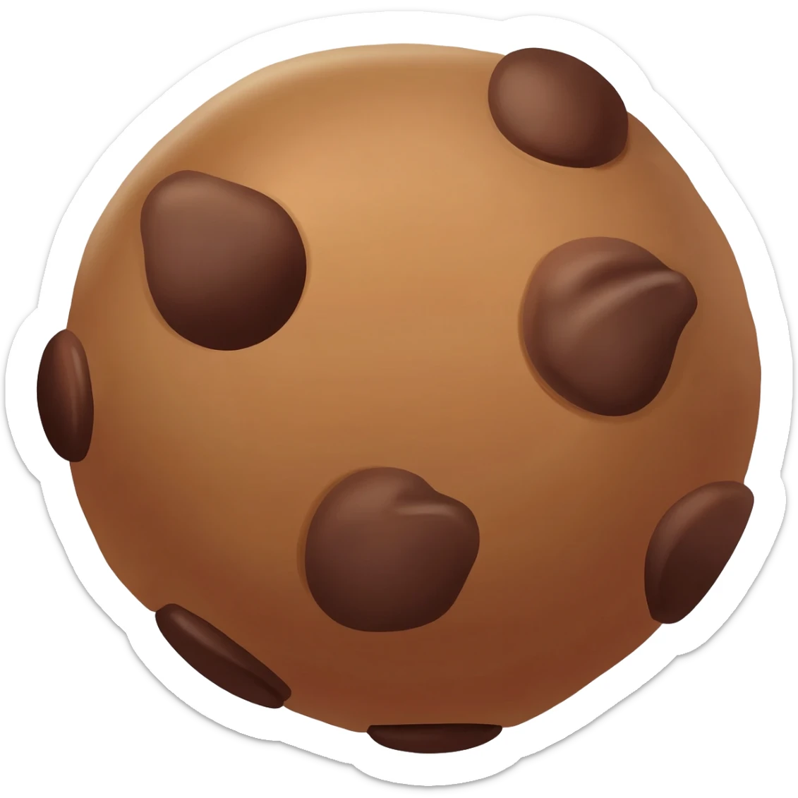 Chocolate chip sticker