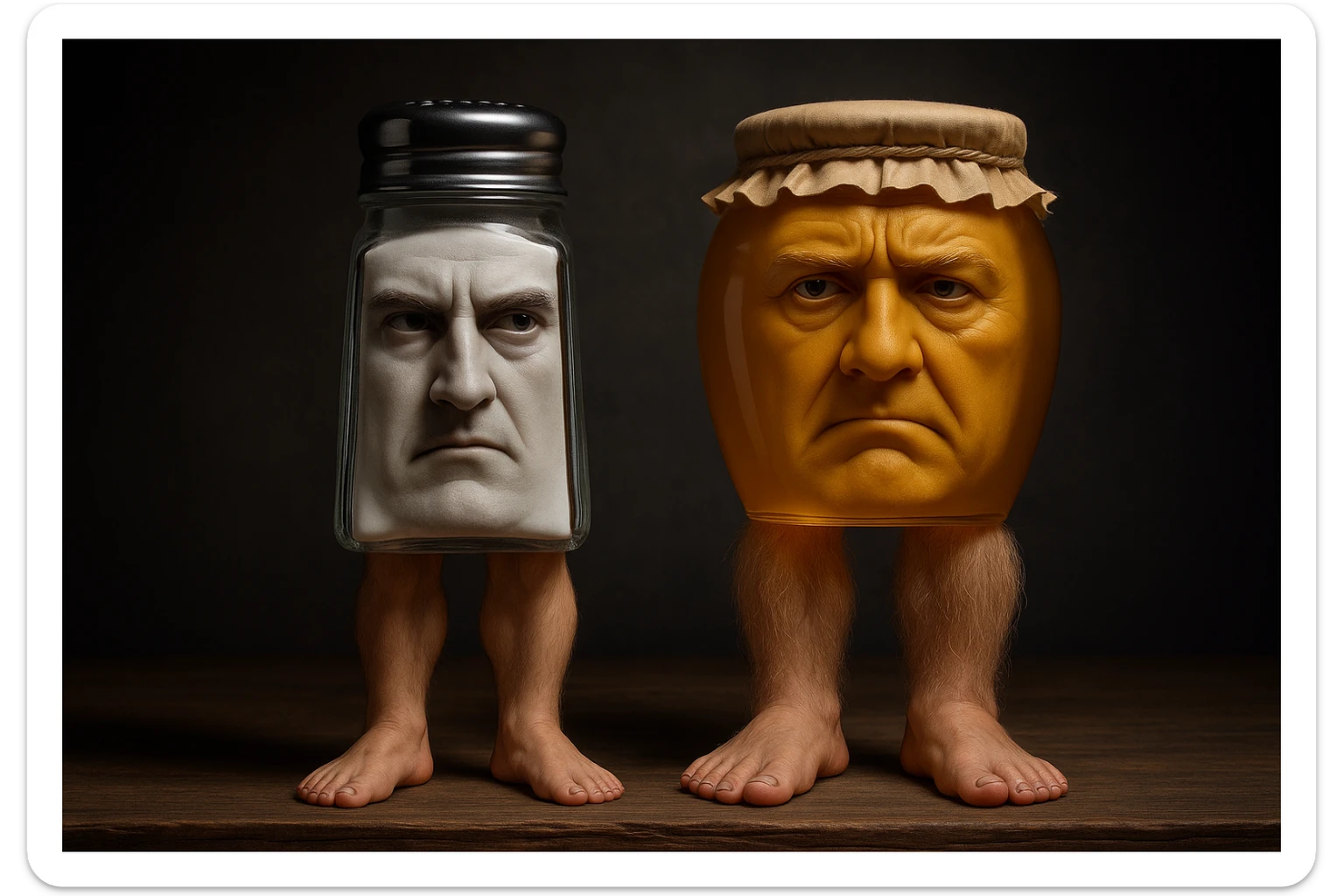 crea una fotografia ratio 16.9 identica a esta no debes cambiar nada solo darmela en estilo Foto hiper realista,no debes agrgar elementos ni letras todo debe permanecer igual y con la isma paleta de colores y expresiones.puede arreglar unpoco parta qsean mas vivos los colores sticker