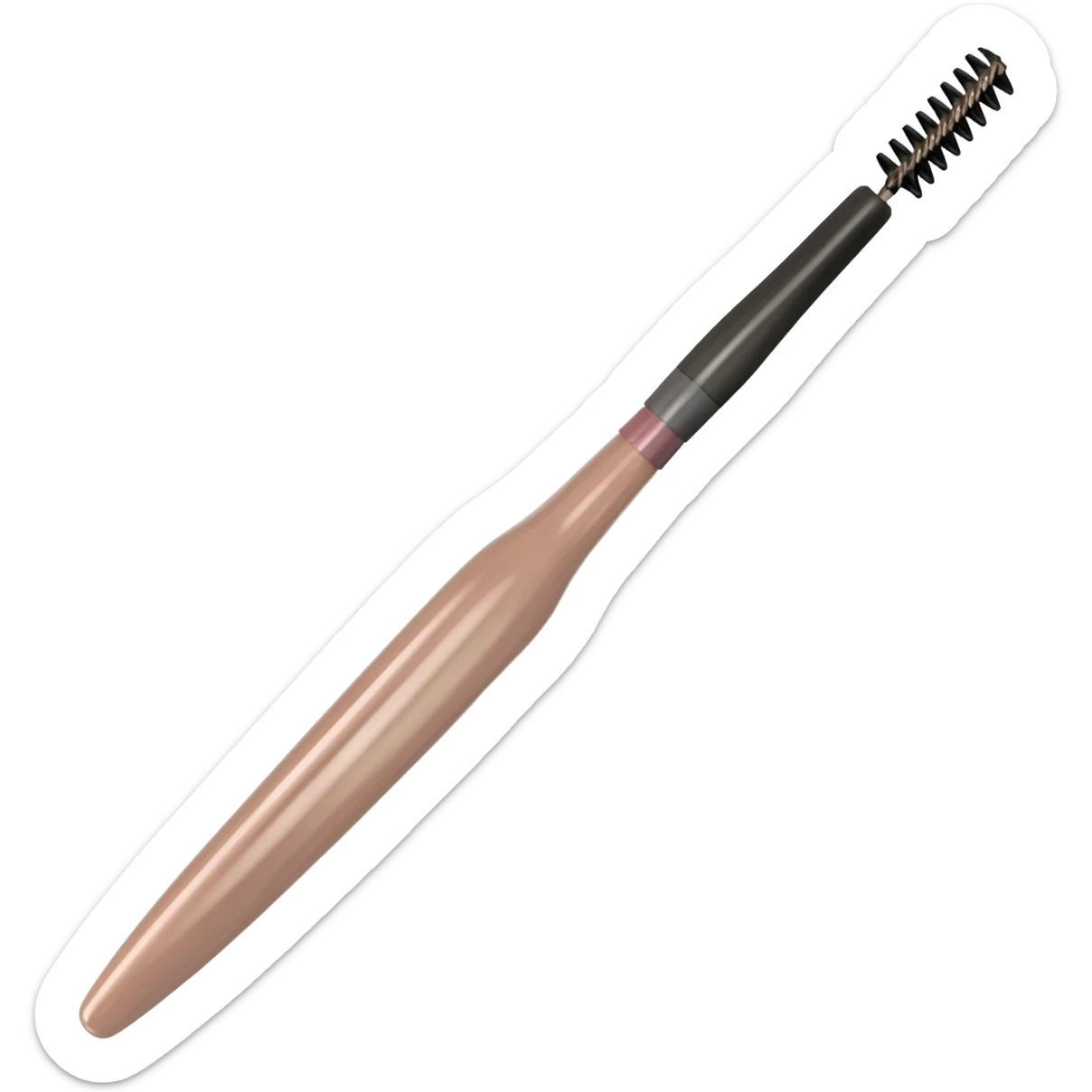 eyebrow brush sticker