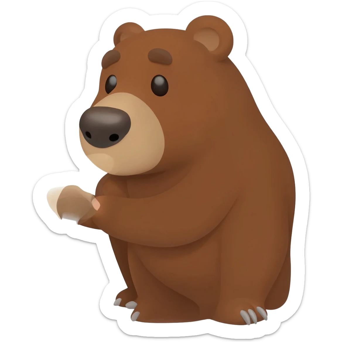 Bear fart sticker
