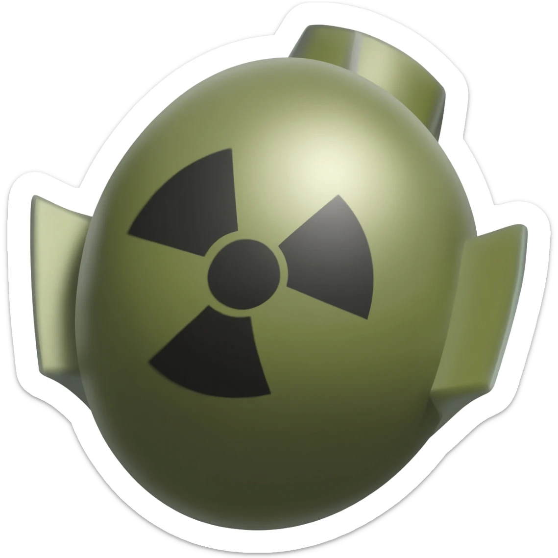 Nuclear sticker
