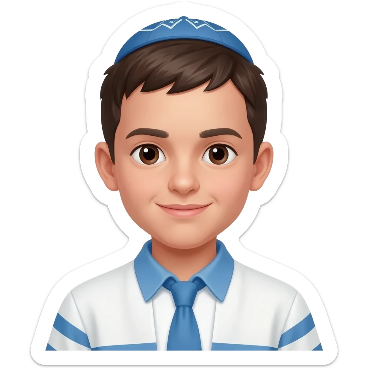 jewish boy sticker
