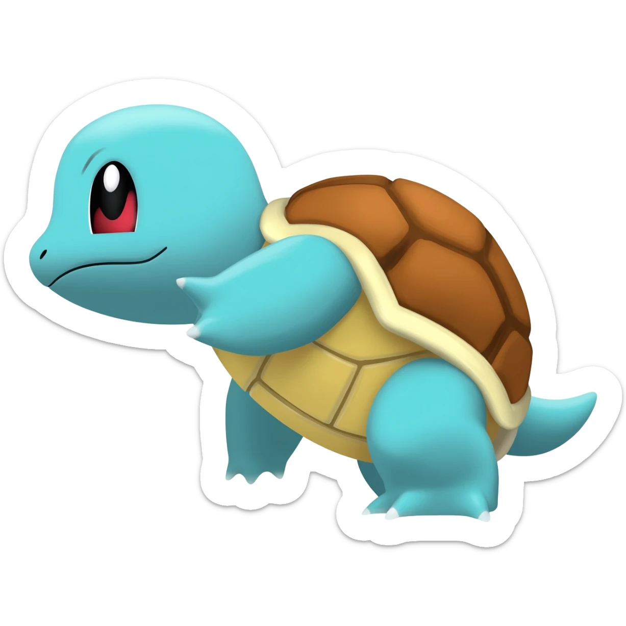 Official Squirtle sprite artwork sticker